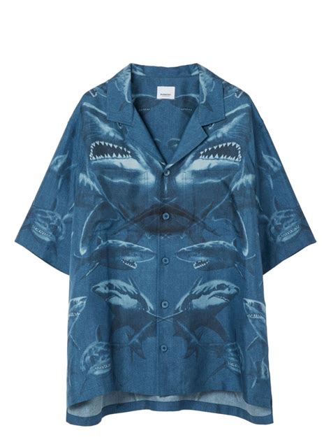 burberry shark t shirt|Shop Burberry Painted Shark Shirt .